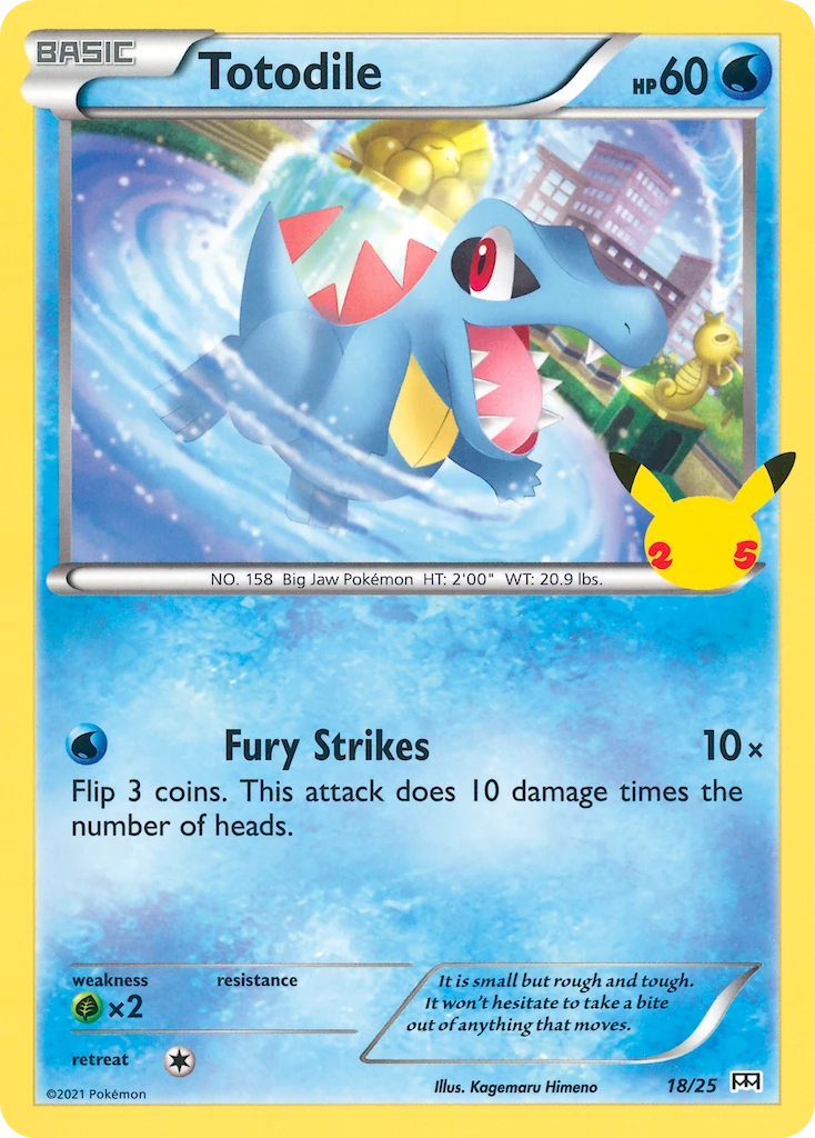Totodile Pokémon card