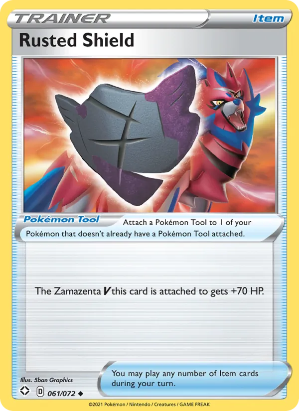 Rusted Shield card