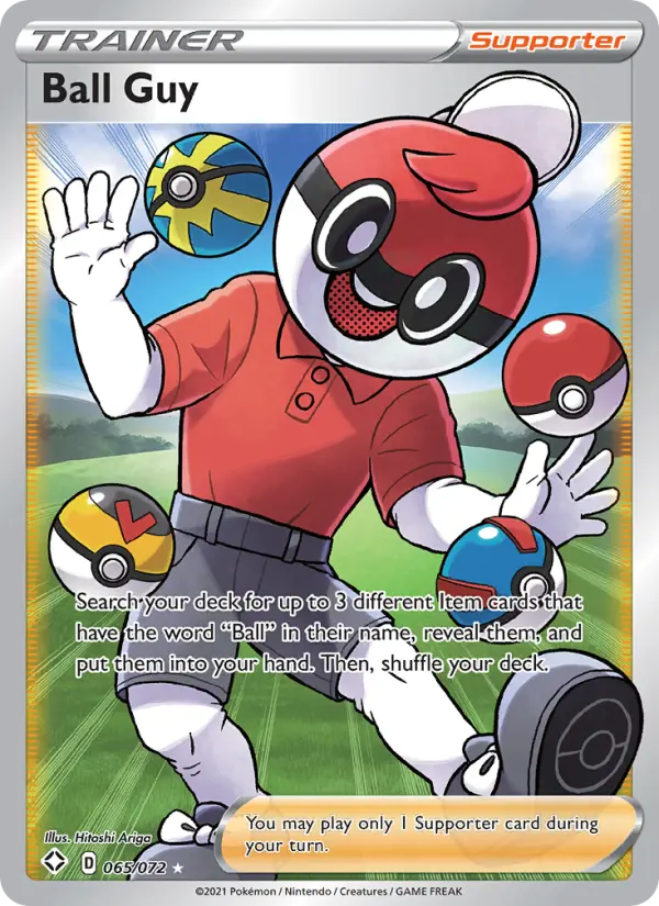 Ball Guy Pokémon card