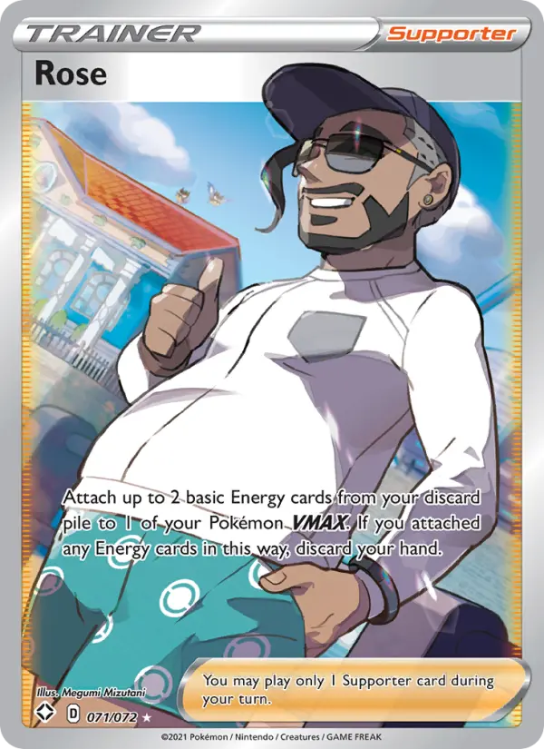 Rose Pokémon card