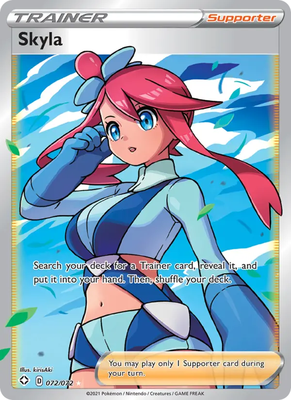 Skyla Pokémon card
