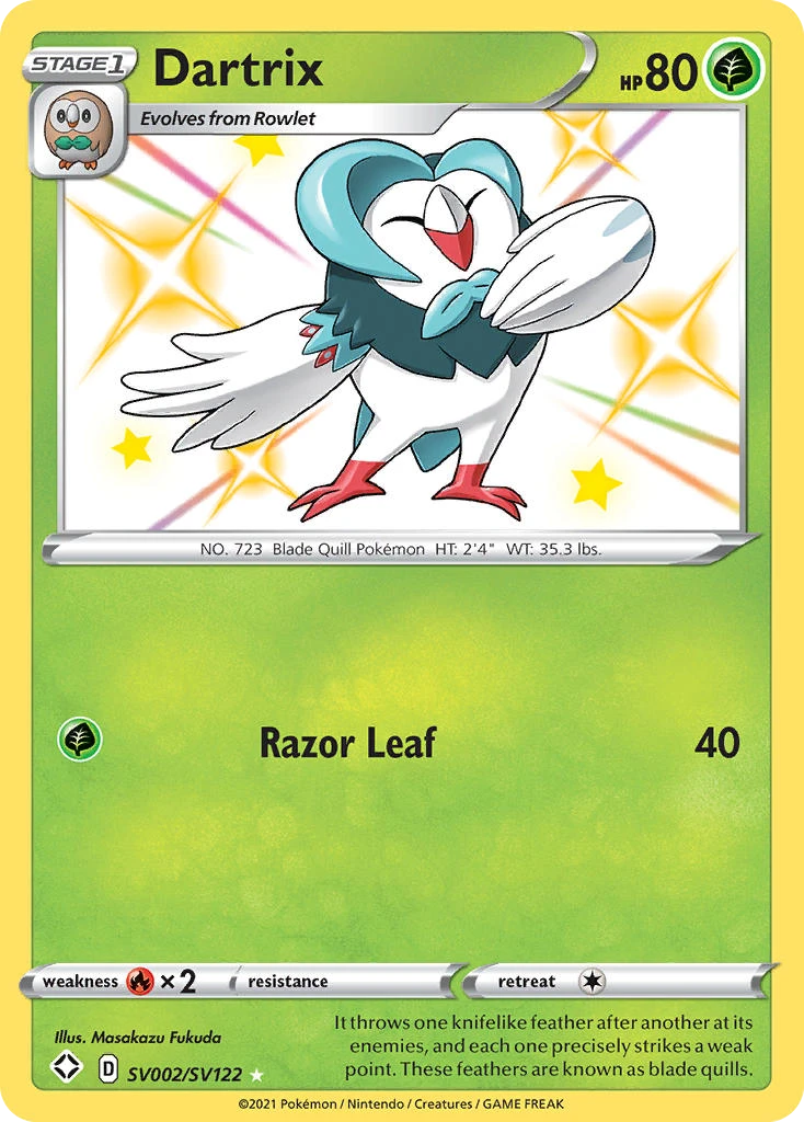 Dartrix Pokémon card