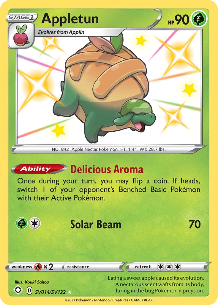 Appletun Pokémon card