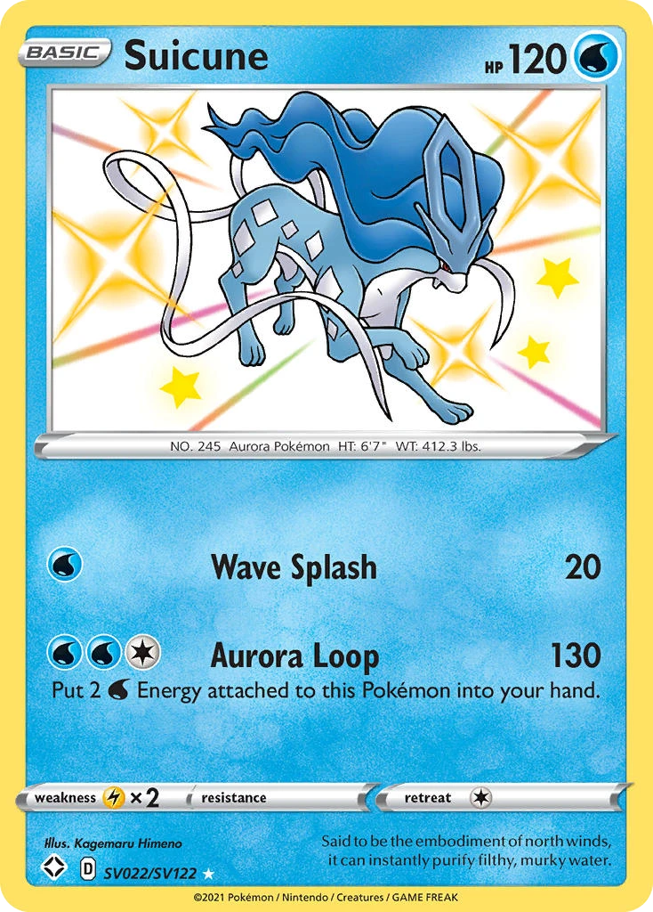 Suicune Pokémon card