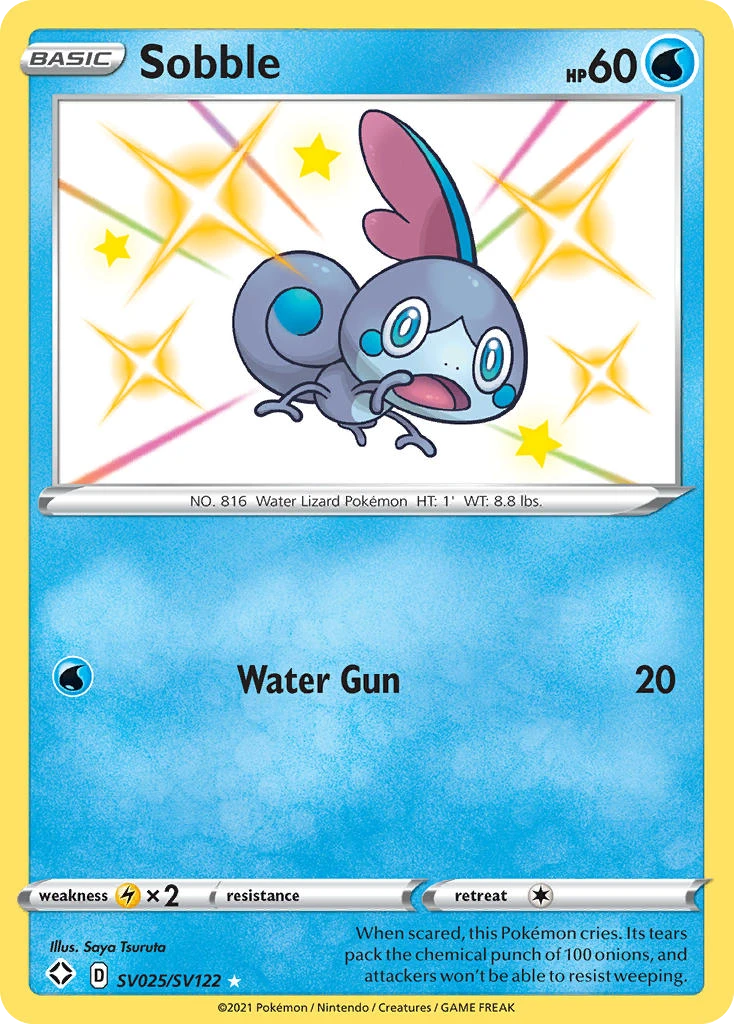 Sobble Pokémon card