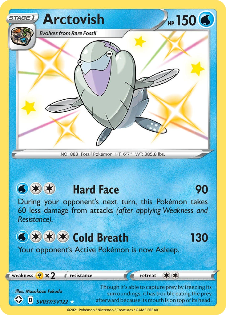 Arctovish Pokémon card