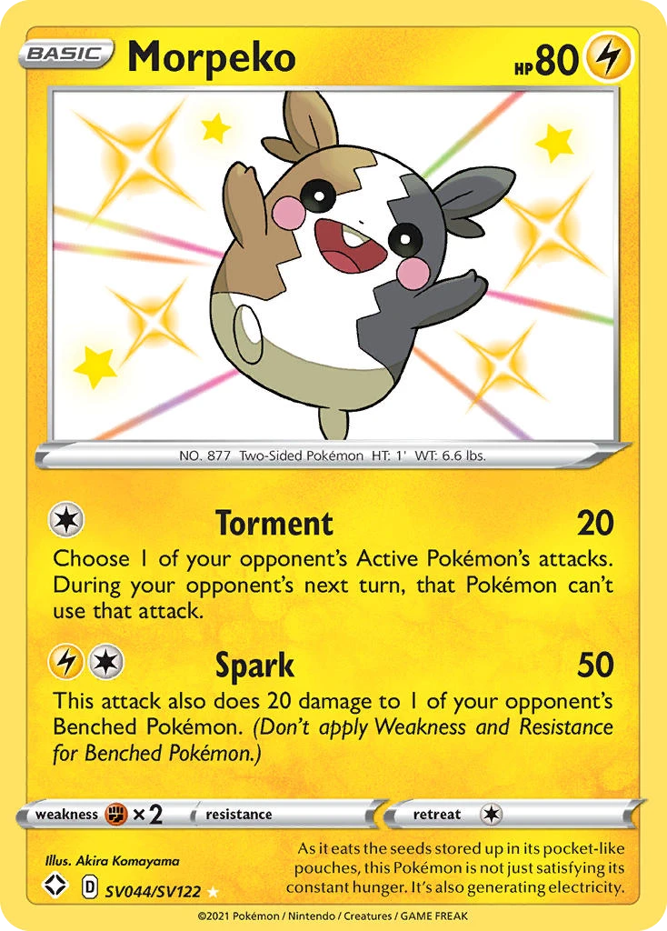 Morpeko Pokémon card