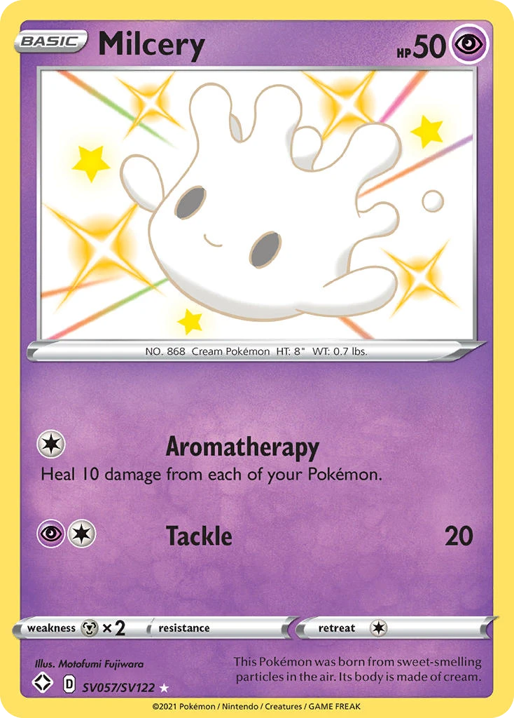 Milcery Pokémon card
