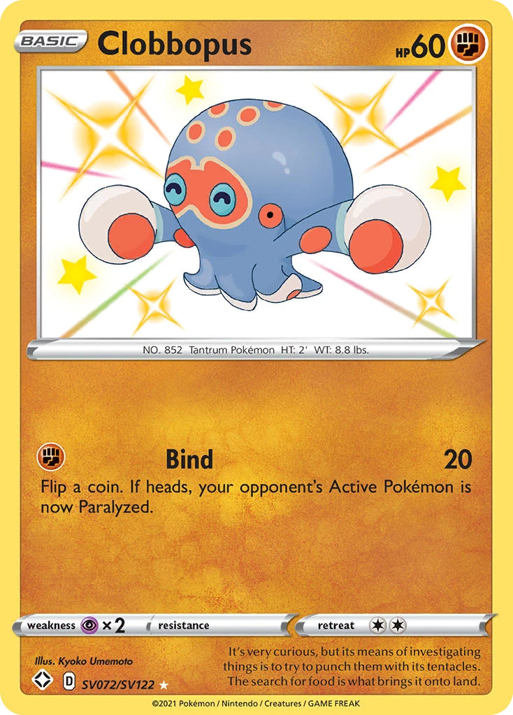 Clobbopus Pokémon card