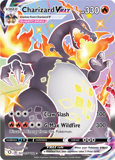 Charizard VMAX Pokémon card