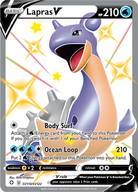 Lapras V Pokémon card