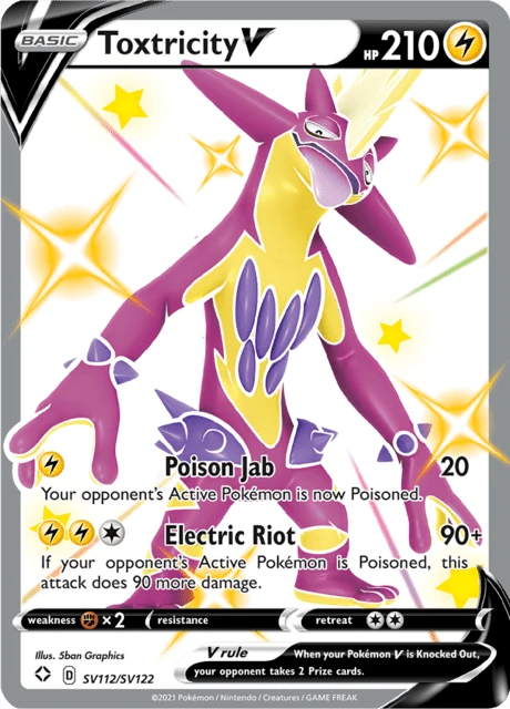 Toxtricity V Pokémon card