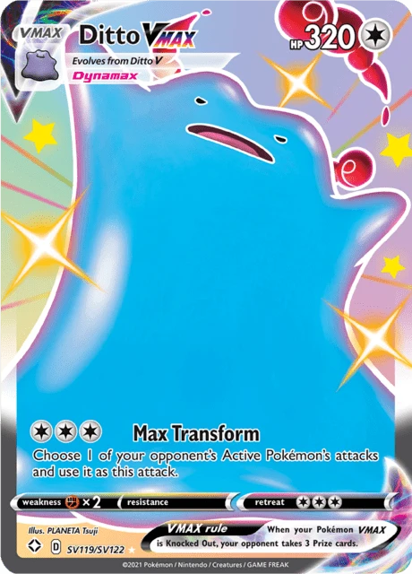 Ditto VMAX Pokémon card