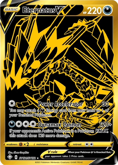 Eternatus V Pokémon card