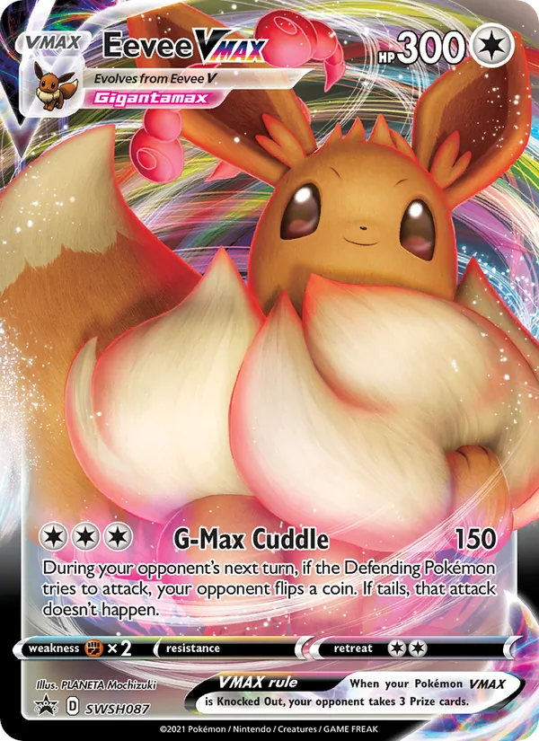 Eevee VMAX Pokémon card