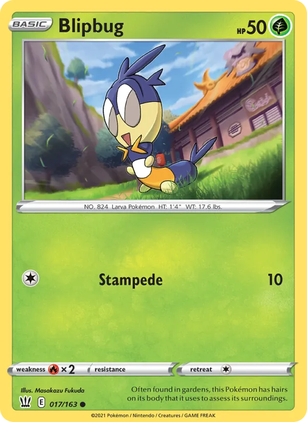 Blipbug Pokémon card
