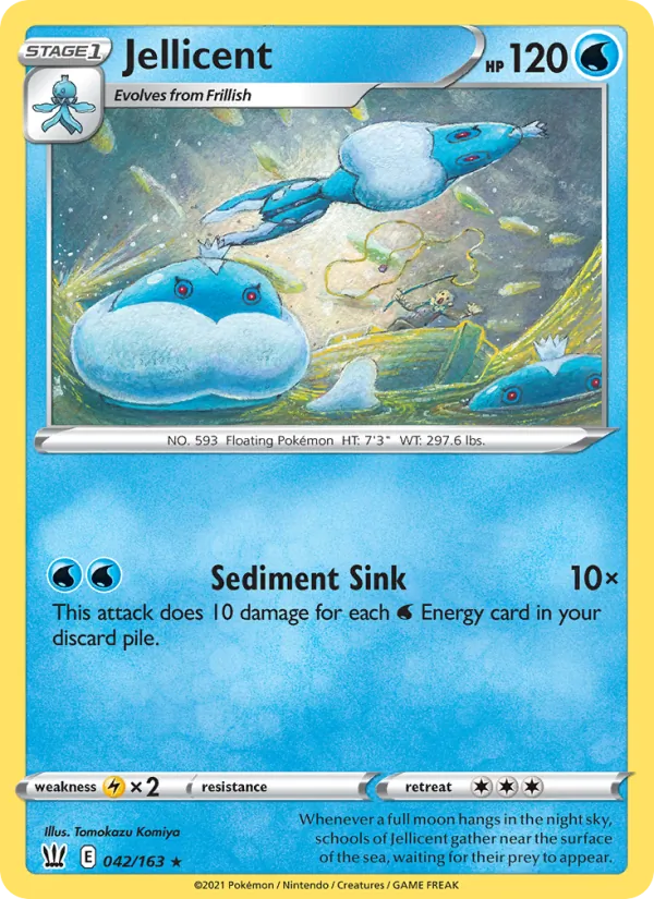 Jellicent Pokémon card