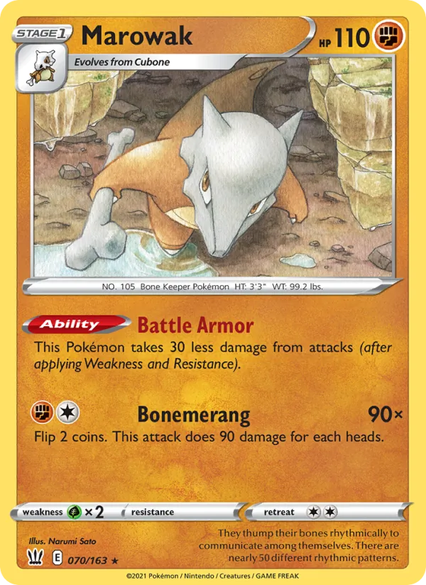 Marowak card