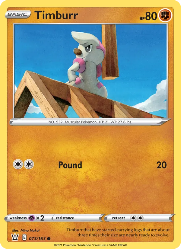Timburr card
