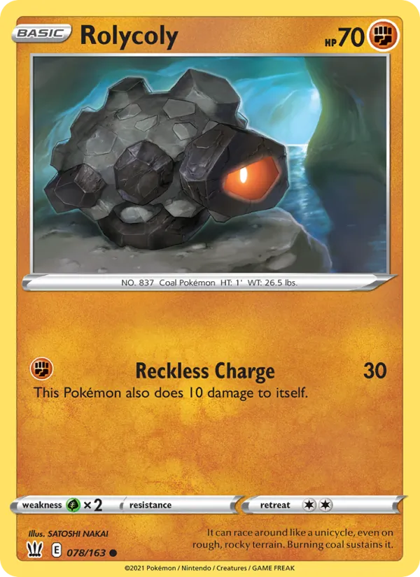 Rolycoly card