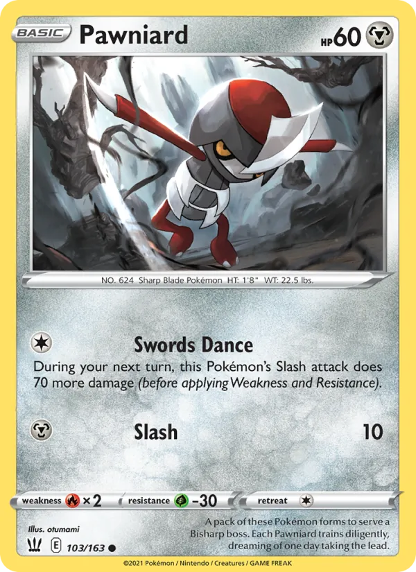 Pawniard card