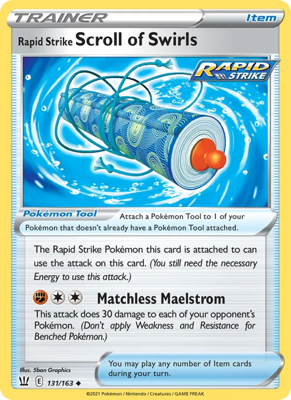 Rapid Strike Scroll of Swirls card