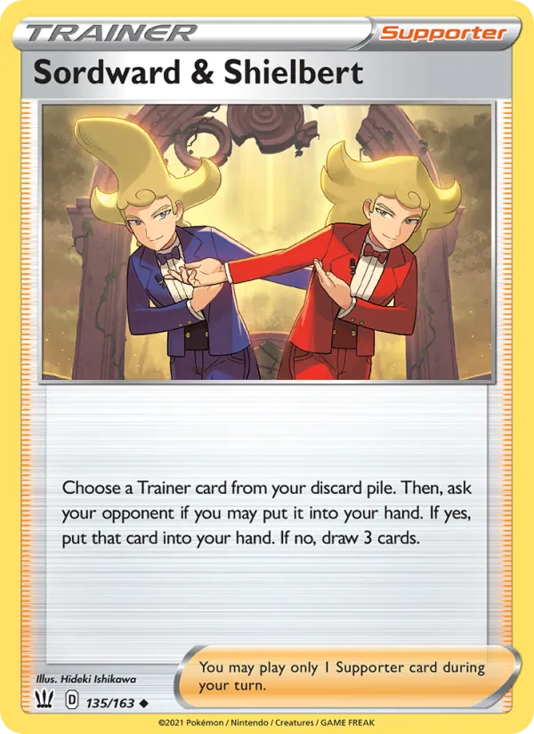 Sordward & Shielbert card