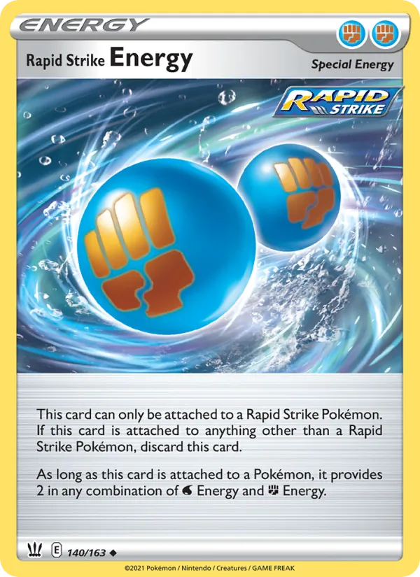 Rapid Strike Energy card
