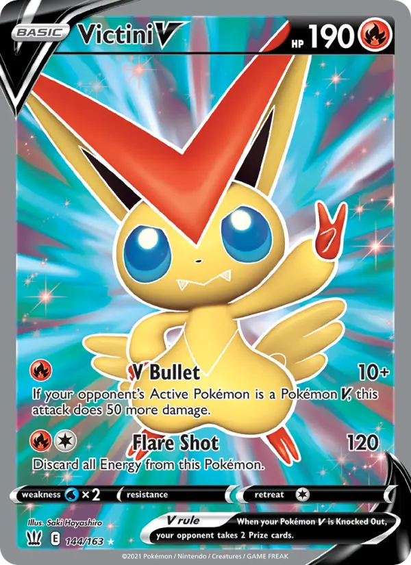 Victini V Pokémon card