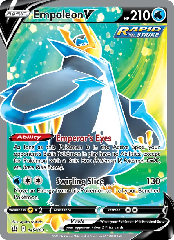 Empoleon V Pokémon card