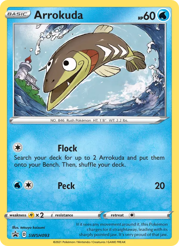 Arrokuda Pokémon card