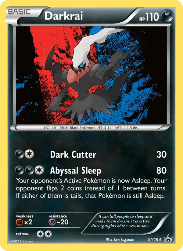 Darkrai Pokémon card