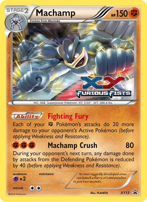 Machamp Pokémon card