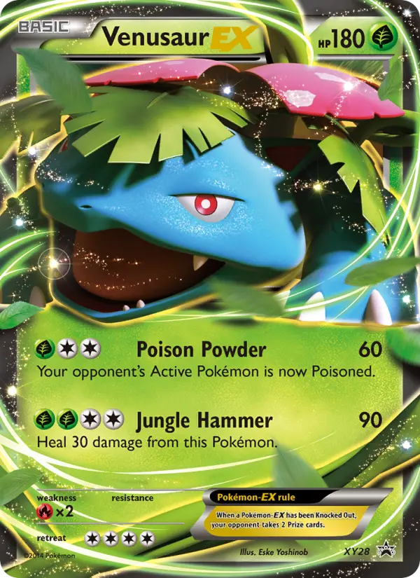 Venusaur EX Pokémon card