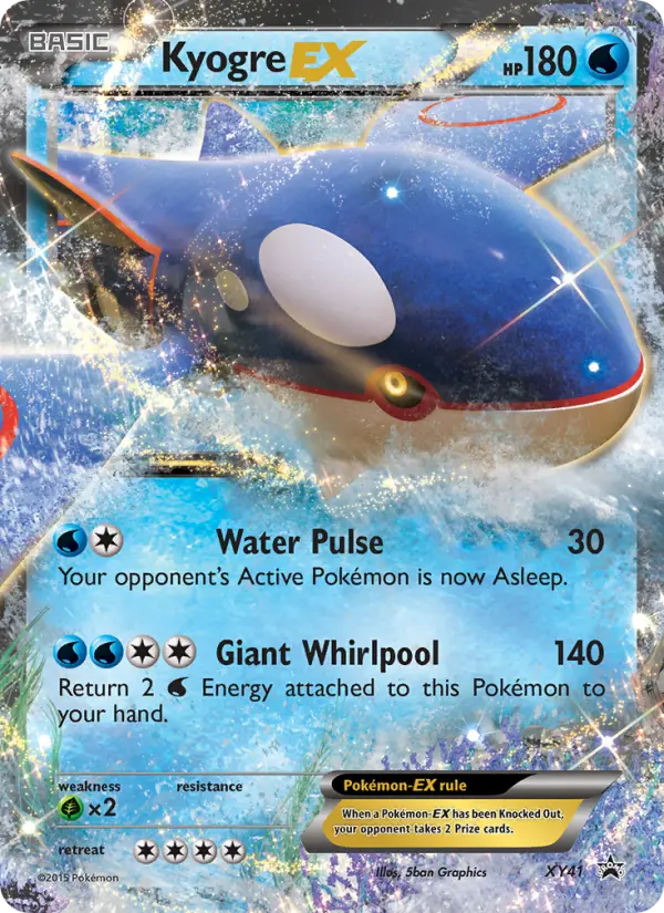 Kyogre EX Pokémon card
