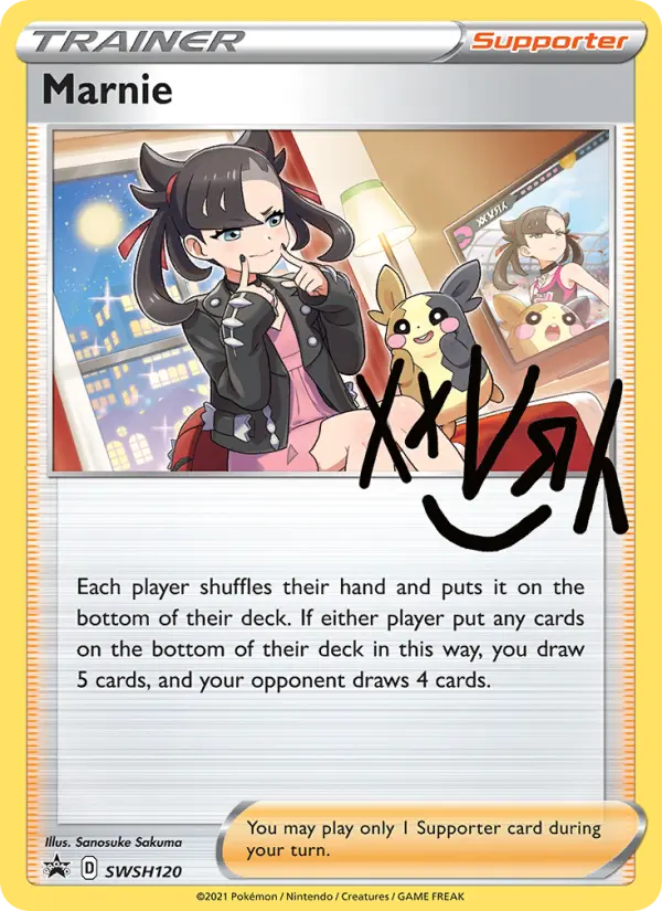 Marnie Pokémon card