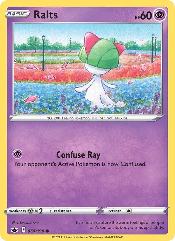 Ralts Pokémon card