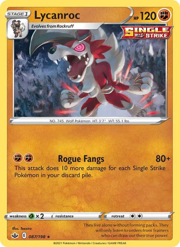Lycanroc card