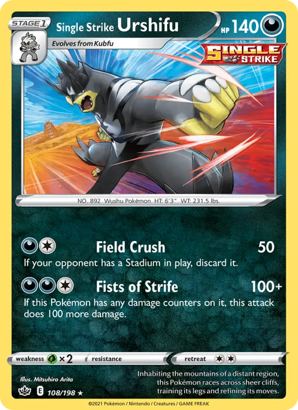 Single Strike Urshifu Pokémon card