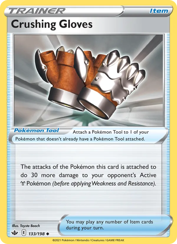 Crushing Gloves card