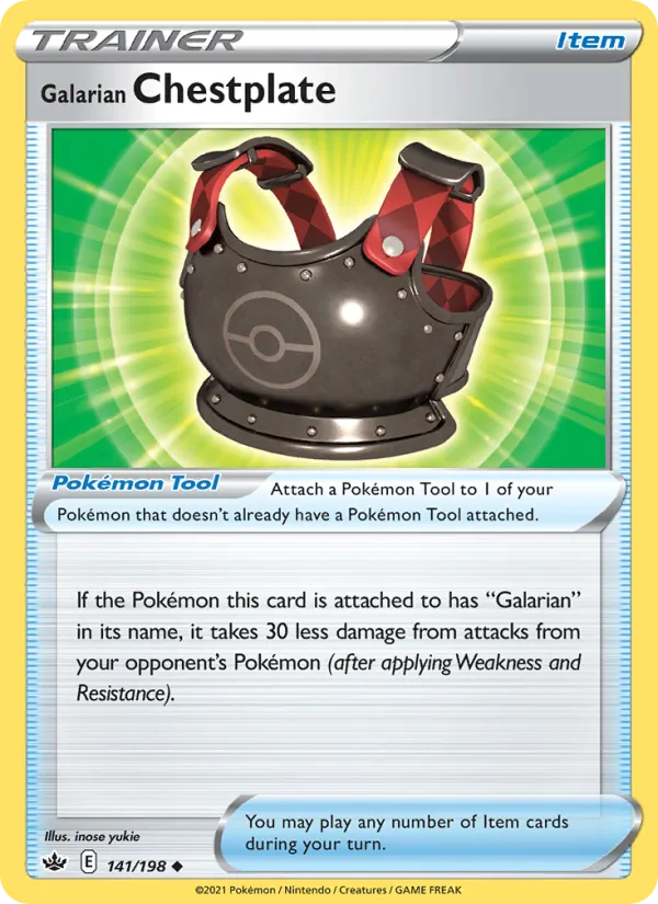 Galarian Chestplate card