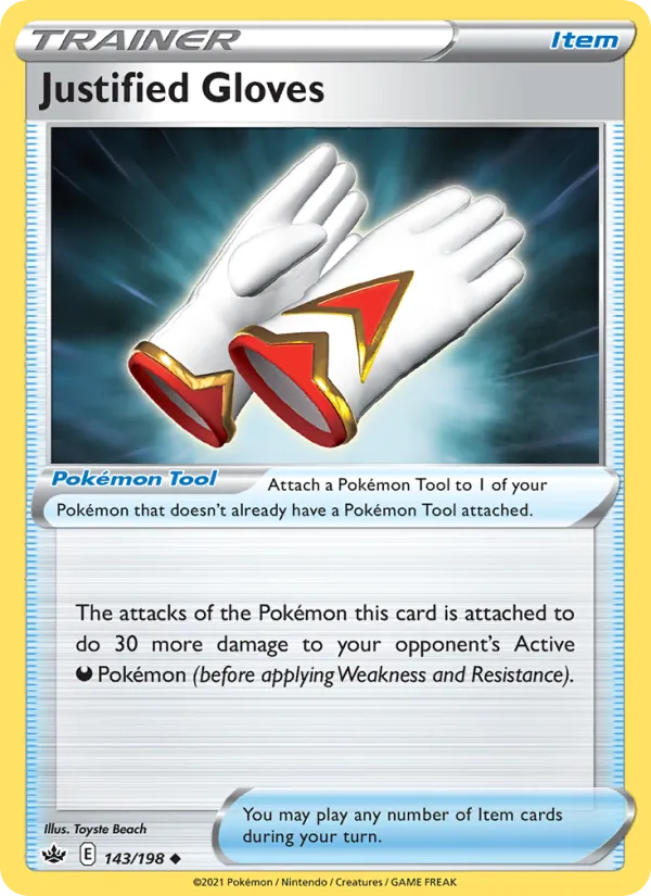Justified Gloves card