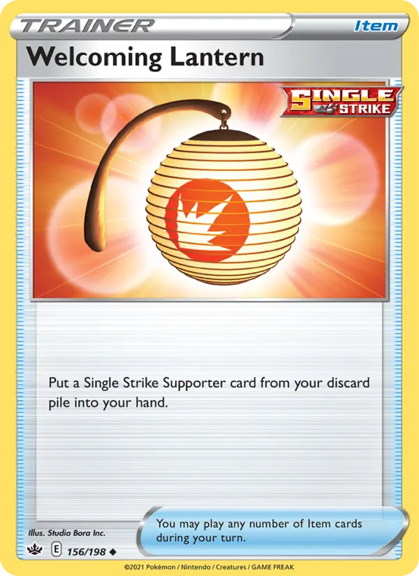 Welcoming Lantern card