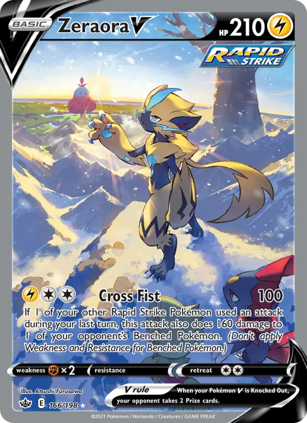 Zeraora V Pokémon card