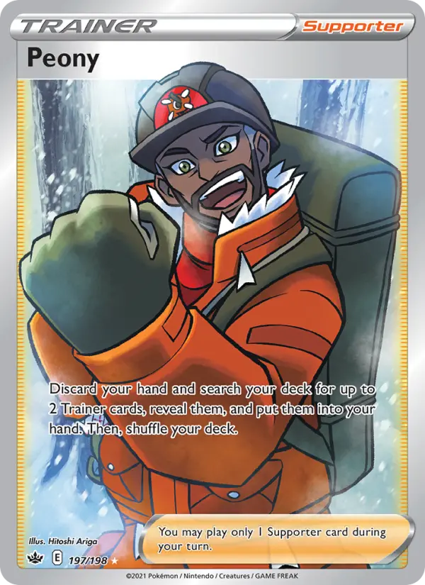 Peony Pokémon card