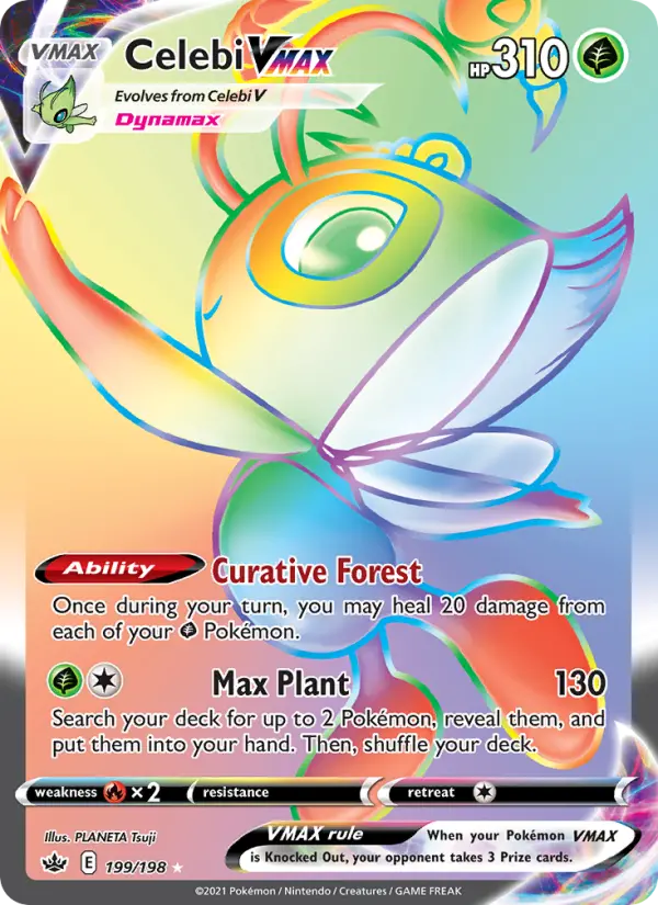 Celebi VMAX Pokémon card