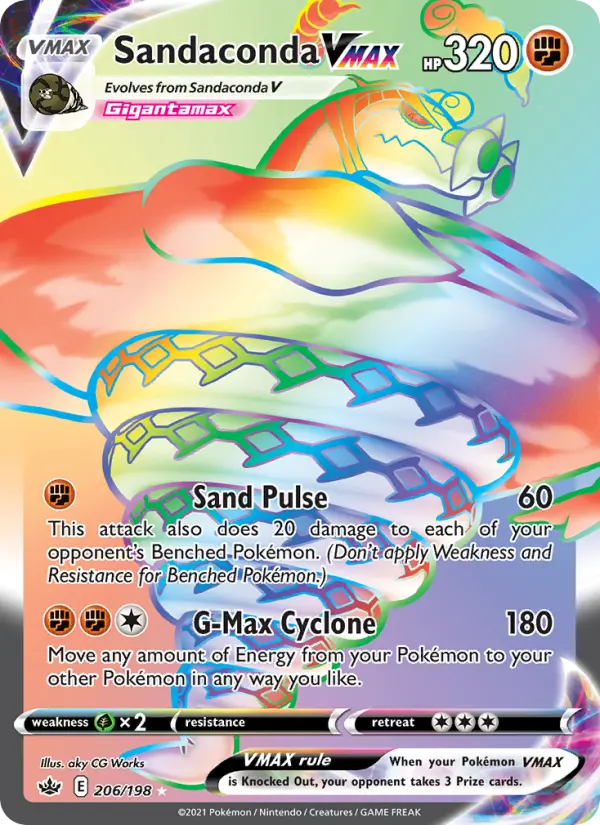 Sandaconda VMAX Pokémon card