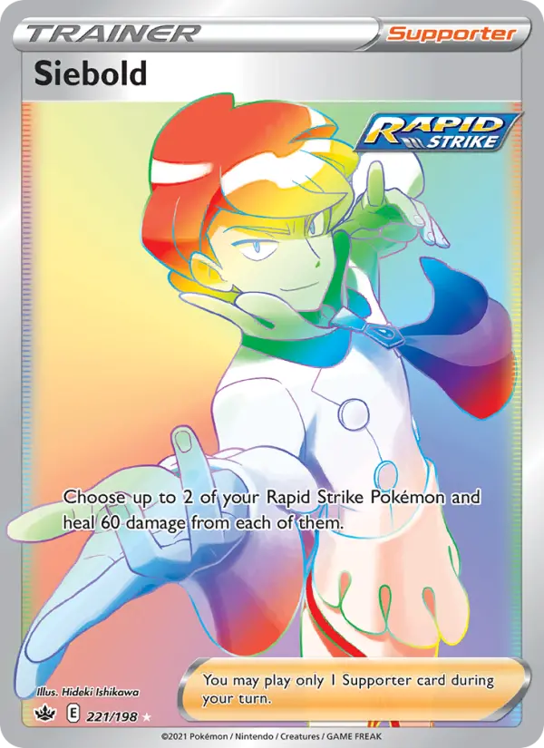 Siebold Pokémon card