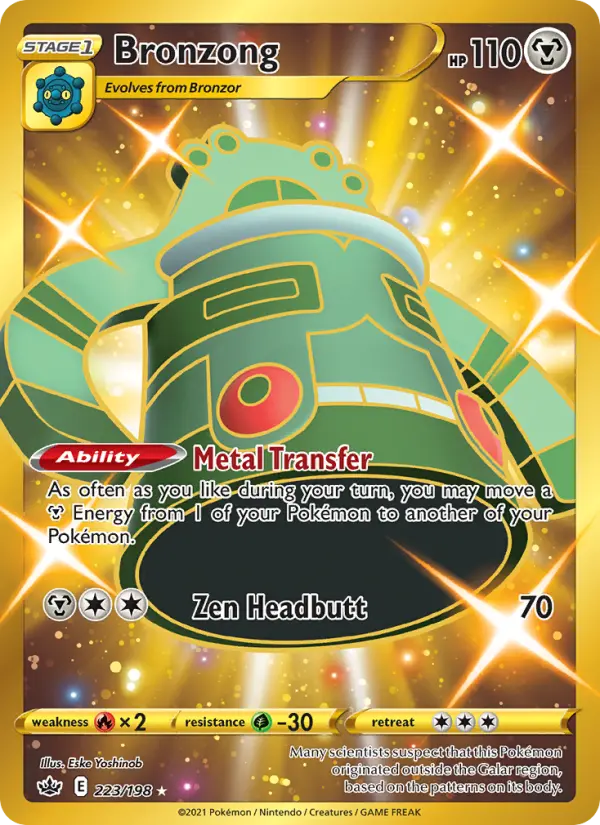 Bronzong Pokémon card