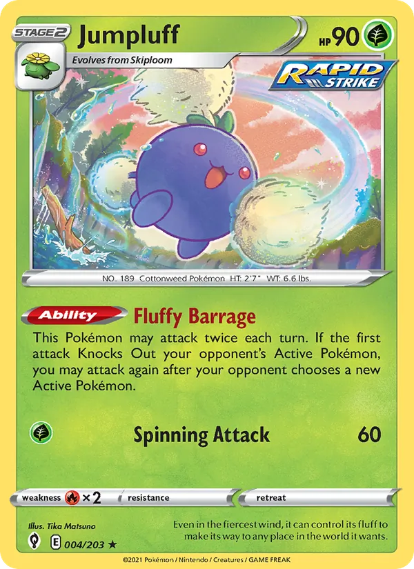 Jumpluff Pokémon card